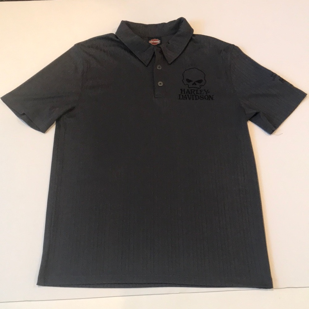 Harley Davidson ribbed pullover Mens L